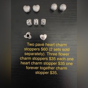 Authentic Pandora Charm Stoppers